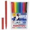 Фломастеры CENTROPEN, 10 цветов, "Пингвины", смываемые, вентилируемый колпачок, полибег, 7790/10