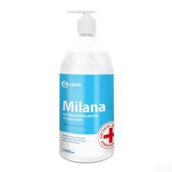 Жидкое мыло "Milana" GRASS, Антибактериальное, с дозат, 1л