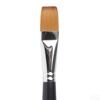 Кисть художественная профессиональная BRAUBERG ART"CLASSIC", синтетика мягкая, под колонок,плоская